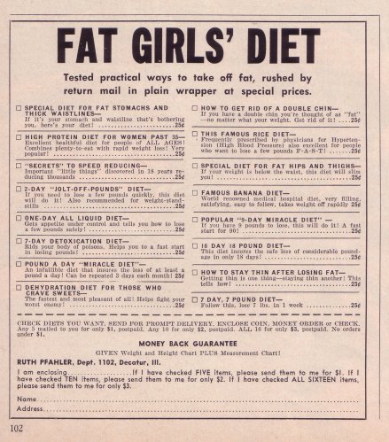 fat girls diet
